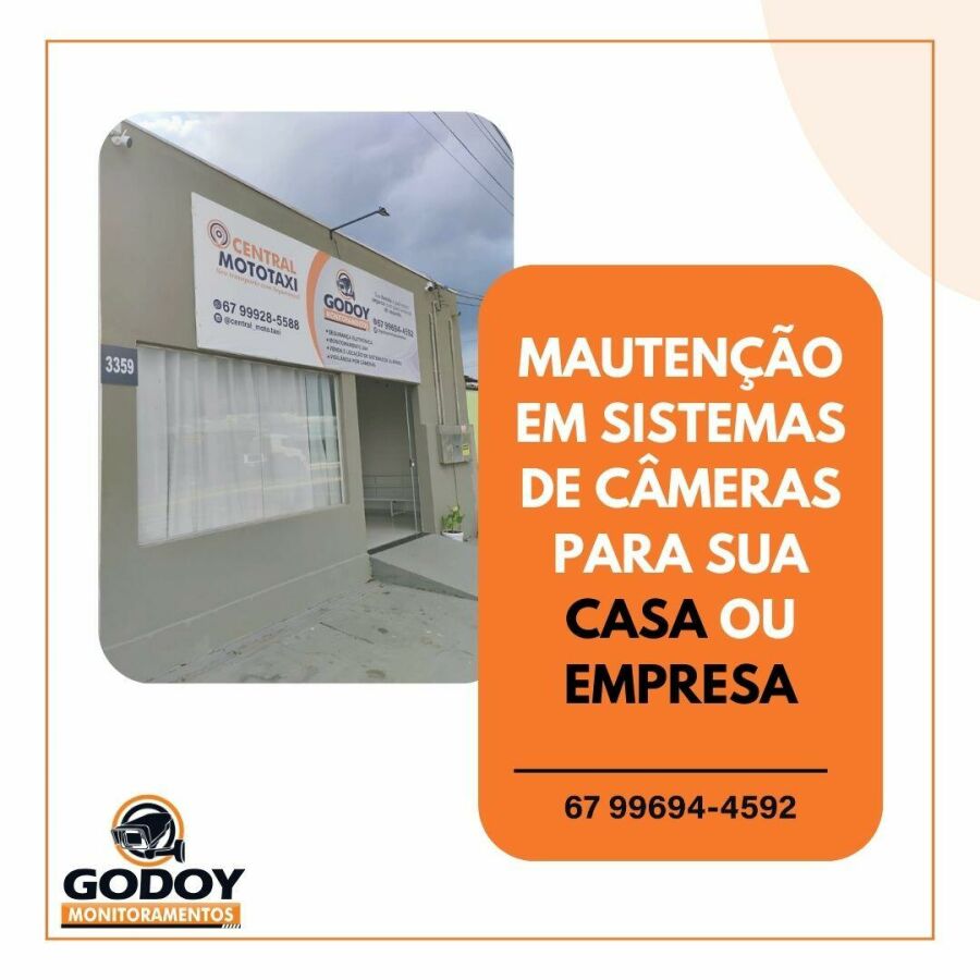 Imagem manutencao sistema cameras godoy